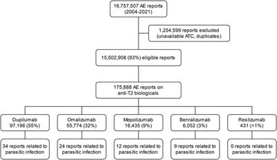 Parasitic infections related to anti-type 2 immunity monoclonal antibodies: a disproportionality analysis in the food and drug administration’s adverse event reporting system (FAERS)